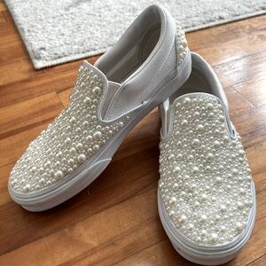 Bridal Pearl Vans